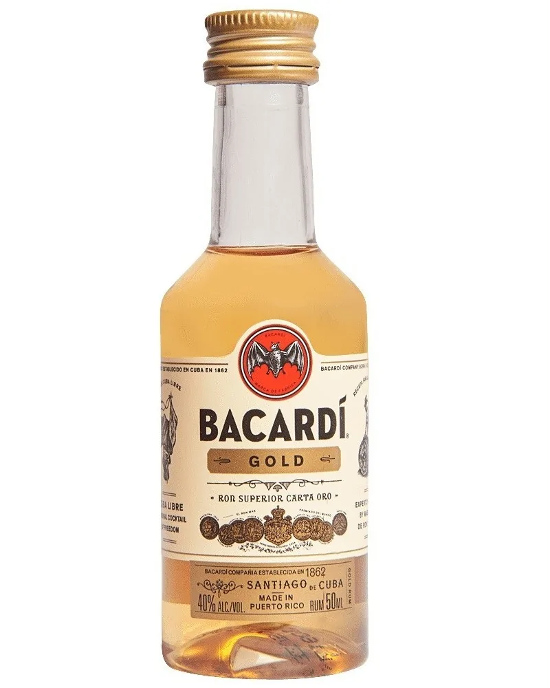 Bacardi Rum Gold of 50ml - 