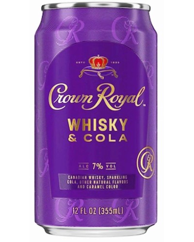 Crown Royal Whisky Cola 355ml - 