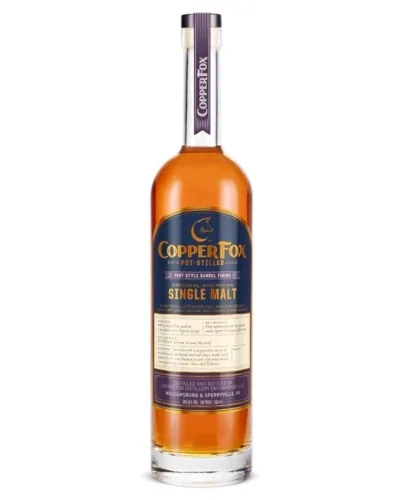 Copper Fox Distillery Port Style Barrel 750ml - 