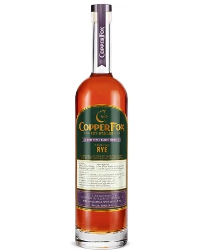 Copper Fox Distillery Port Style Rye Whisky 750ml - 
