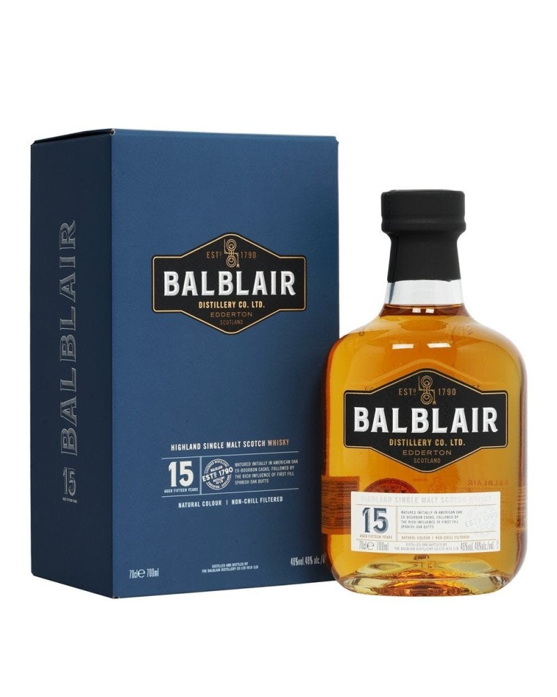 Balblair 15 Years Old 750ml - 