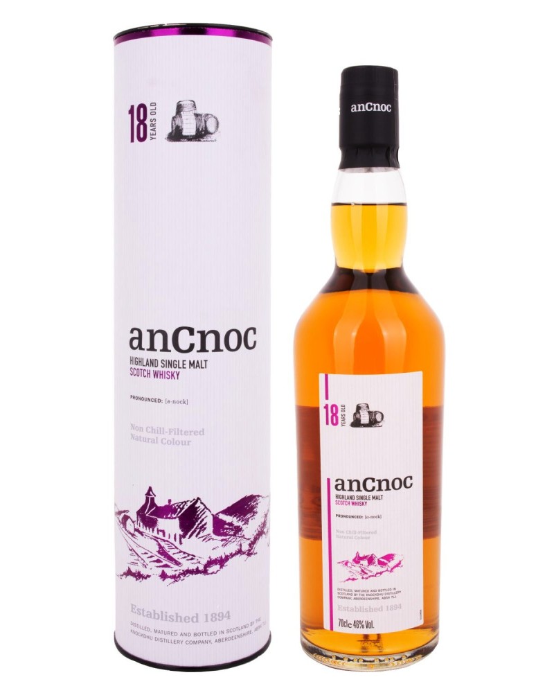 AnCnoc Scotch Single Malt 18 Years 750ml - 