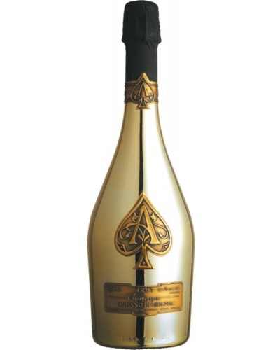 Armand de Brignac Champagne Ace of Spades Gold Bottle 750ml - 