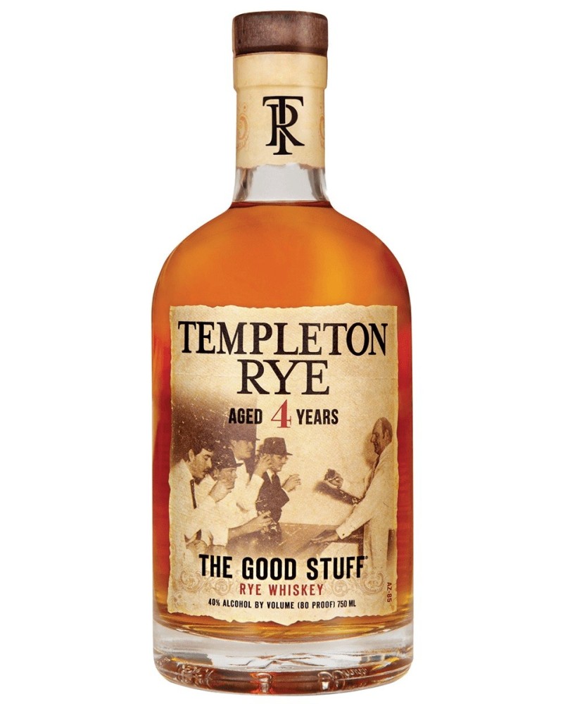 Templeton The Good Stuff 4 Year Old Rye Whiskey 750ml - 