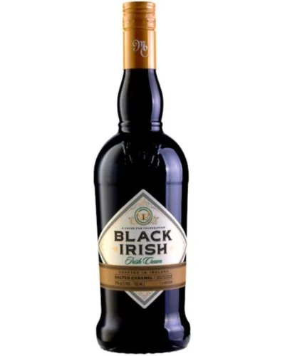 Black Irish Salted Caramel Irish Cream Liqueur 750ml - 