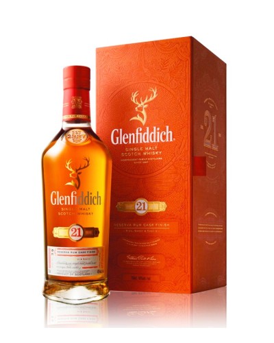 Glenfiddich Scotch Single Malt 21 Reserva Rum Cask Finish 750ml -