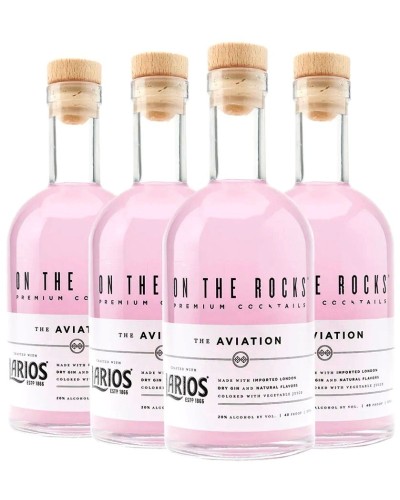 On The Rocks Premium Cocktails 4 Pack 375ml - 