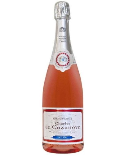 Charles de Cazanove Brut Rose Champagne 750ml -