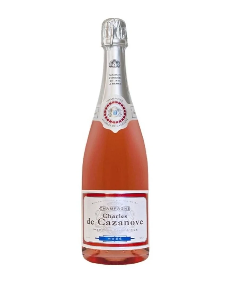 Charles de Cazanove Brut Rose Champagne 750ml -