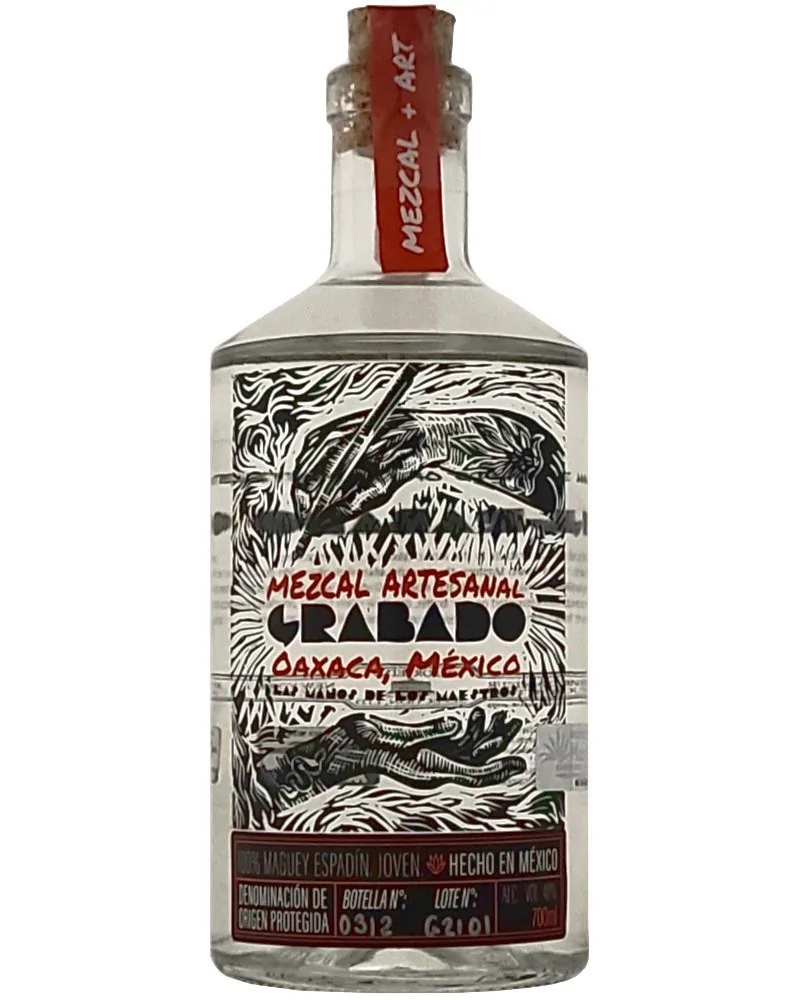 Grabado Tequila Mezcal Artesanal 750ml - 