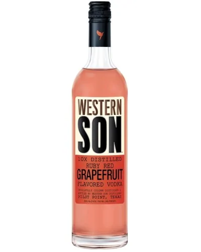 Western Son Ruby Red Grapefruit Vodka 750ml - 