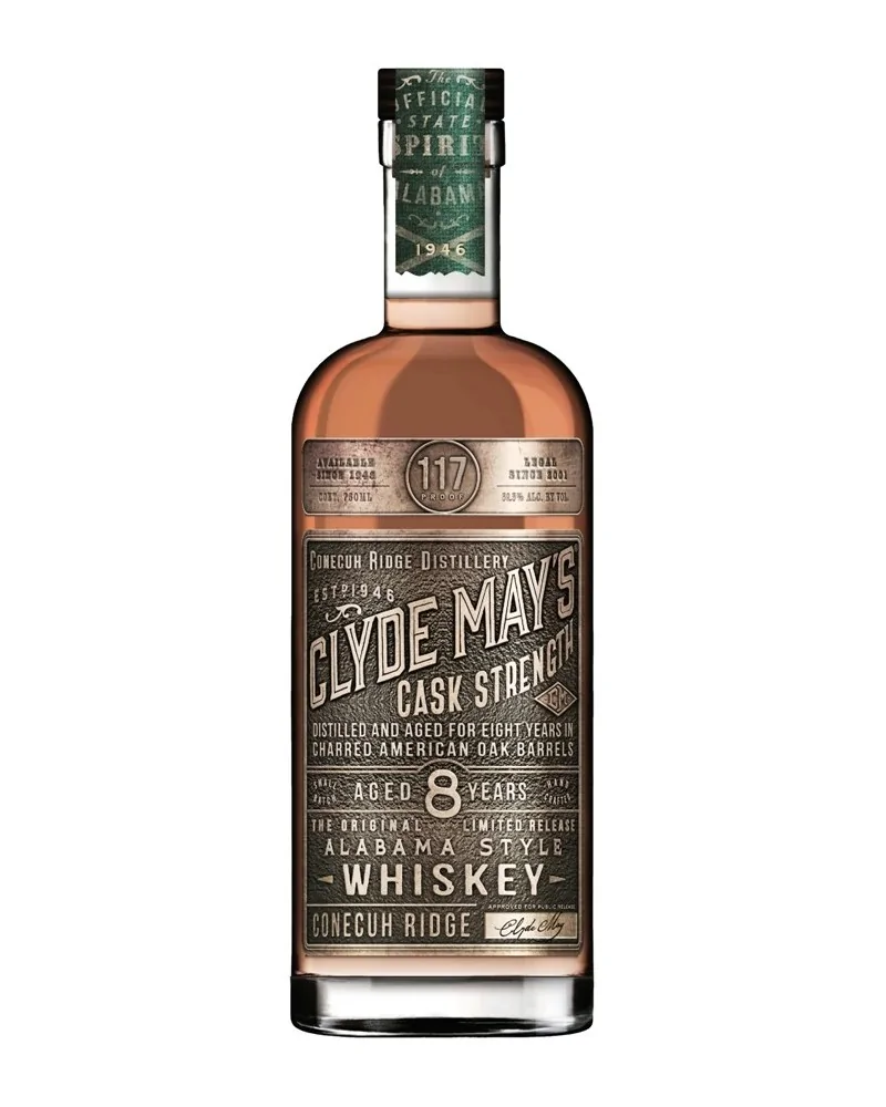 Clyde May's 8 Year Old Cask Strength Alabama 750ml - 