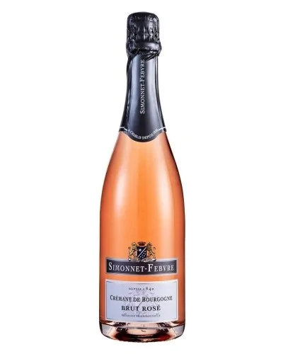 Simonnet-Febvre Cremant de Bourgogne Brut Rose 750ml - 