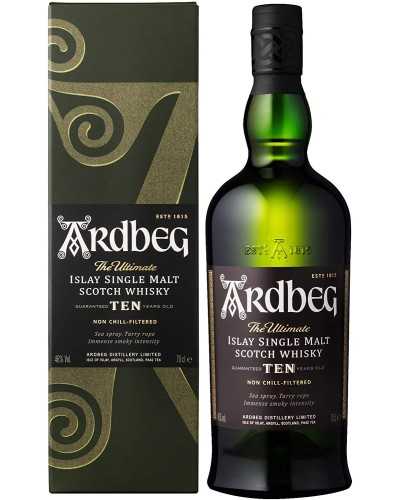 Ardbeg 10 Year Single Malt Scotch Whisky - 