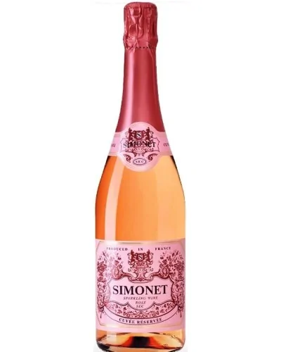 Simonet Sparkling Rose Sec Cuvee NV - 