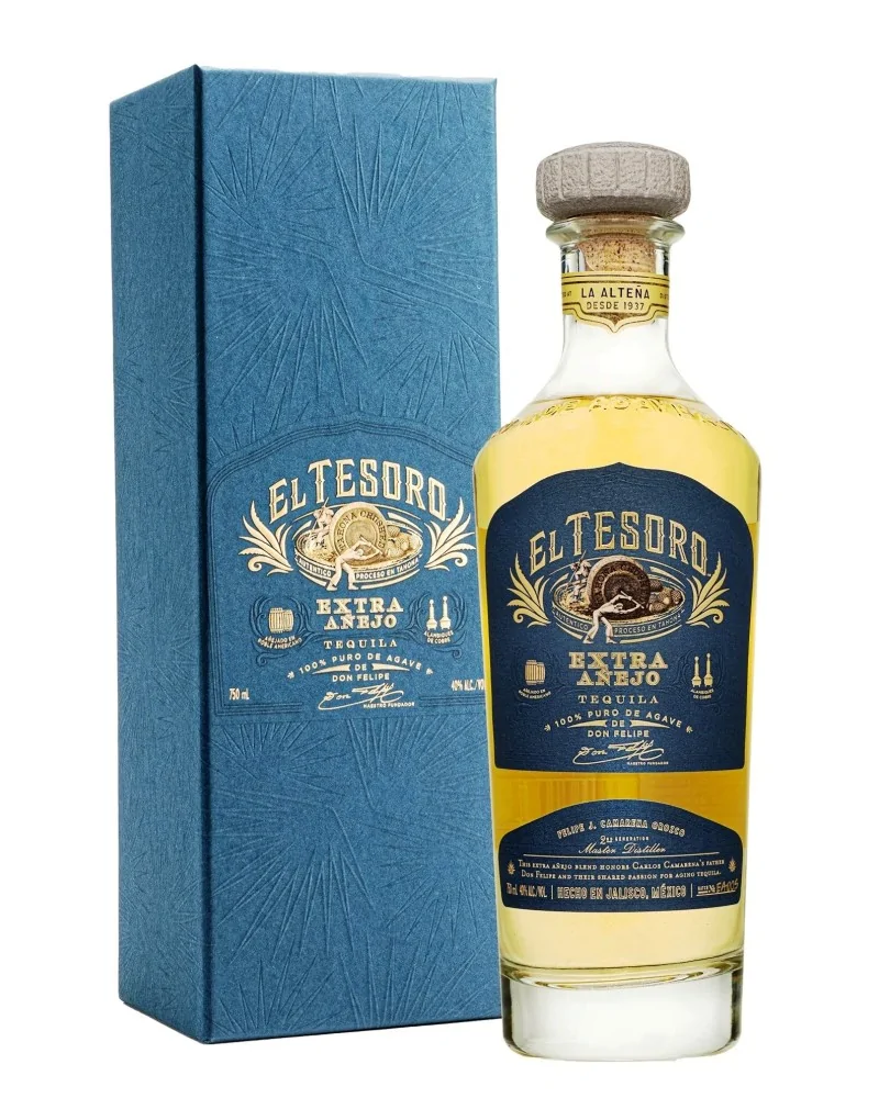 El Tesoro Extra Añejo Tequila 750ml - 