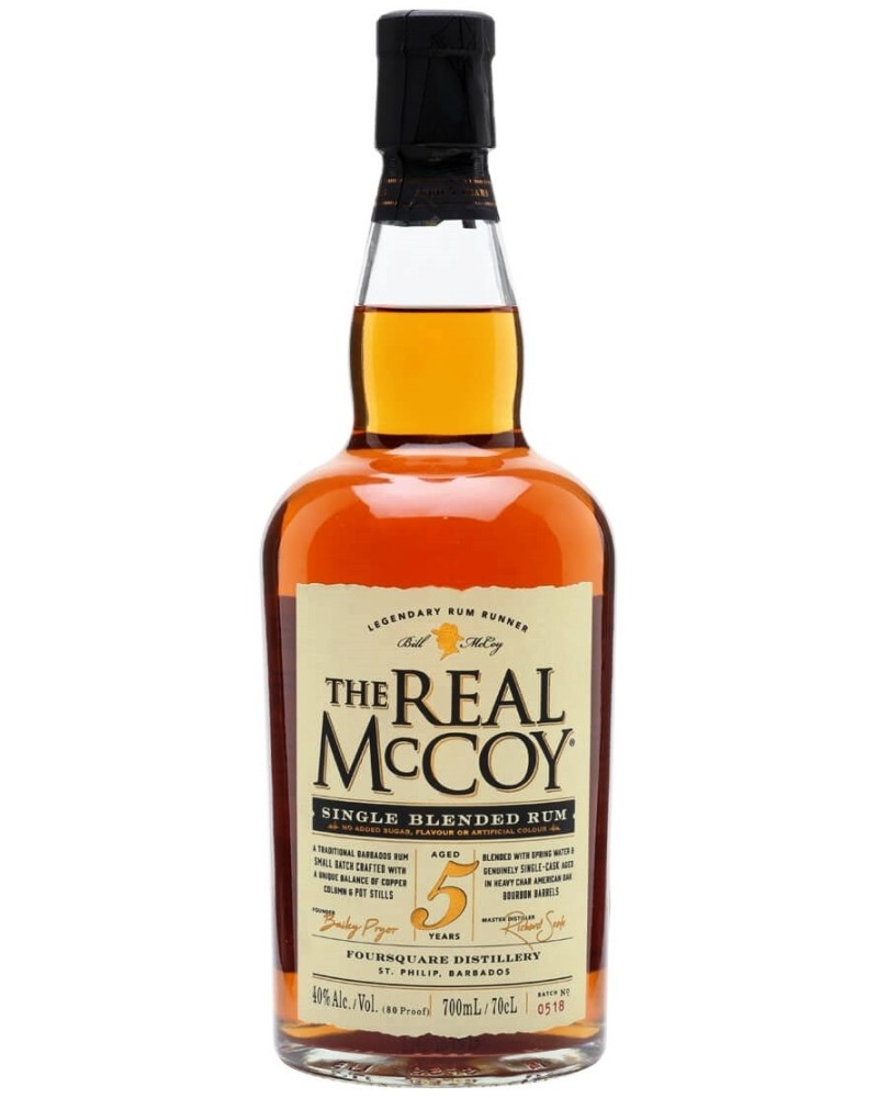 The Real Mccoy 5 Year Rum 80 Proof 750ml - 