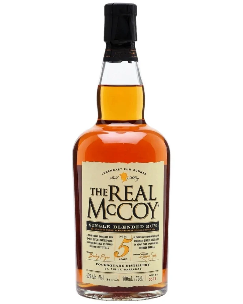 The Real Mccoy 5 Year Rum 80 Proof 750ml - 