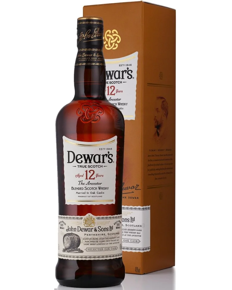 Dewar's Scotch 12 Year The Ancestor 750ml - 