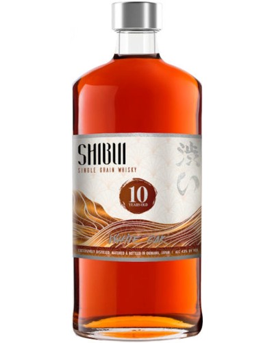 Shibui White Oak Cask 10 Year Single Grain Whisky 750ml - 