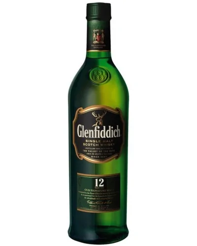 Glenfiddich Scotch Single Malt 12 Year Our Signature Malt 1Lt - 