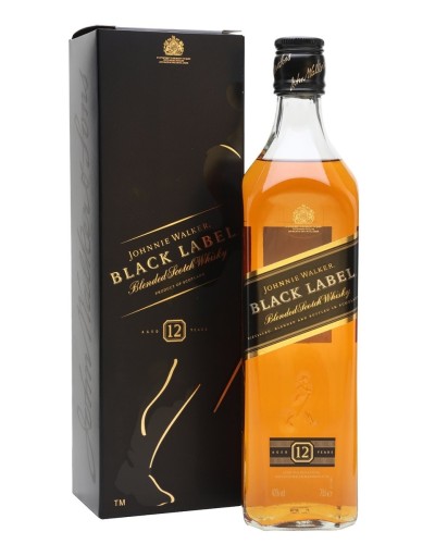 Johnnie Walker Scotch Black Label 12 Year  1Lt - 