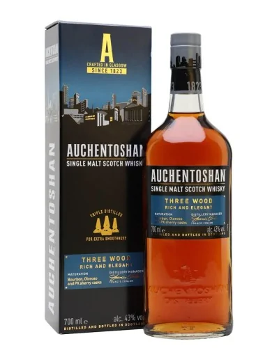 Auchentoshan Three Wood 750ml - 