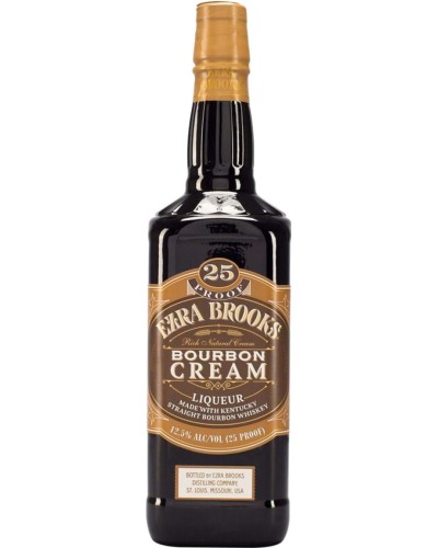 Ezra Brooks Bourbon Cream Liqueur 25 Proof - 