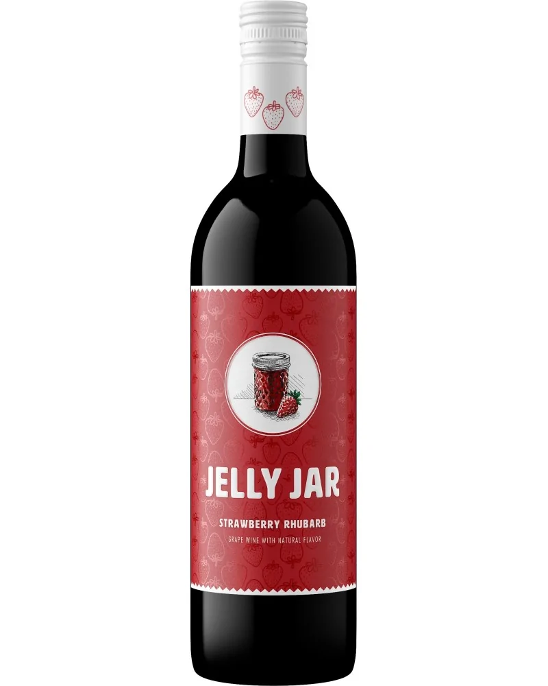 Jelly Jar Wines Strawberry Rhubarb 750ml - 