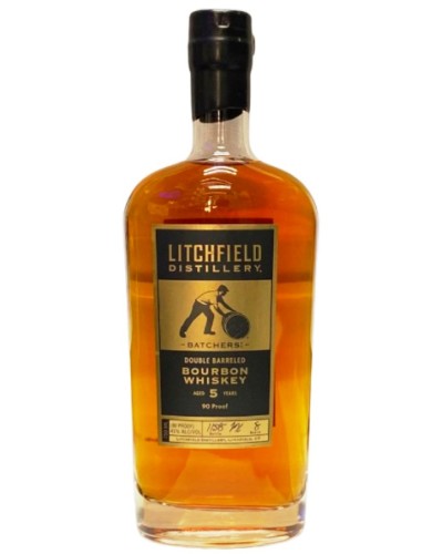 Litchfield 5 Year Old Double Barrel Bourbon Whiskey 750ml - 