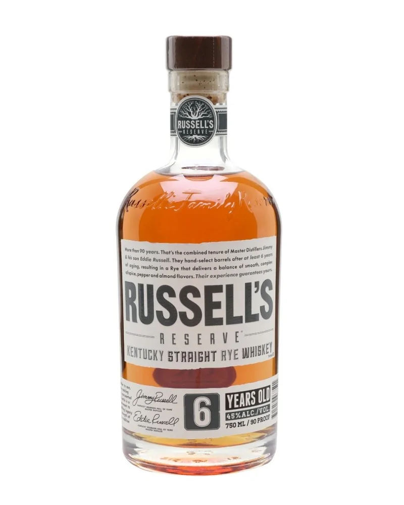 Russell's Reserve Rye Whiskey 6 Year 750ml - 