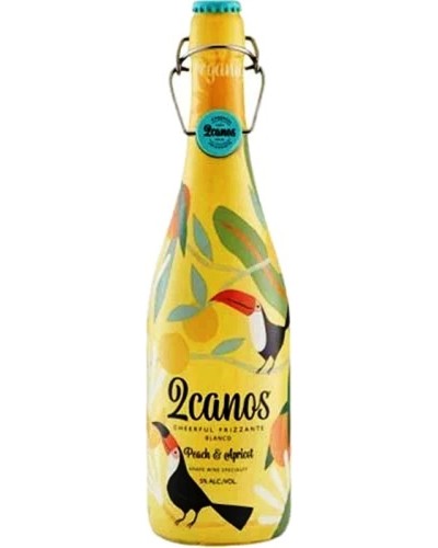 2 Canos Peach & Apricot Cheerful 750ml