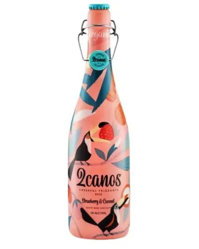 2 Canos Strawberry & Coconut Rose Grape 750ml