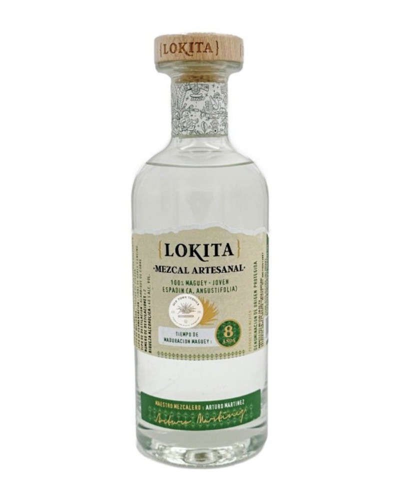 Lokita 8 Años Espadin Puro Artesanal 700ml