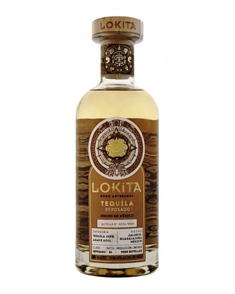 Lokita Reposado Tequila Categoria 100% Agave Azul 750ml