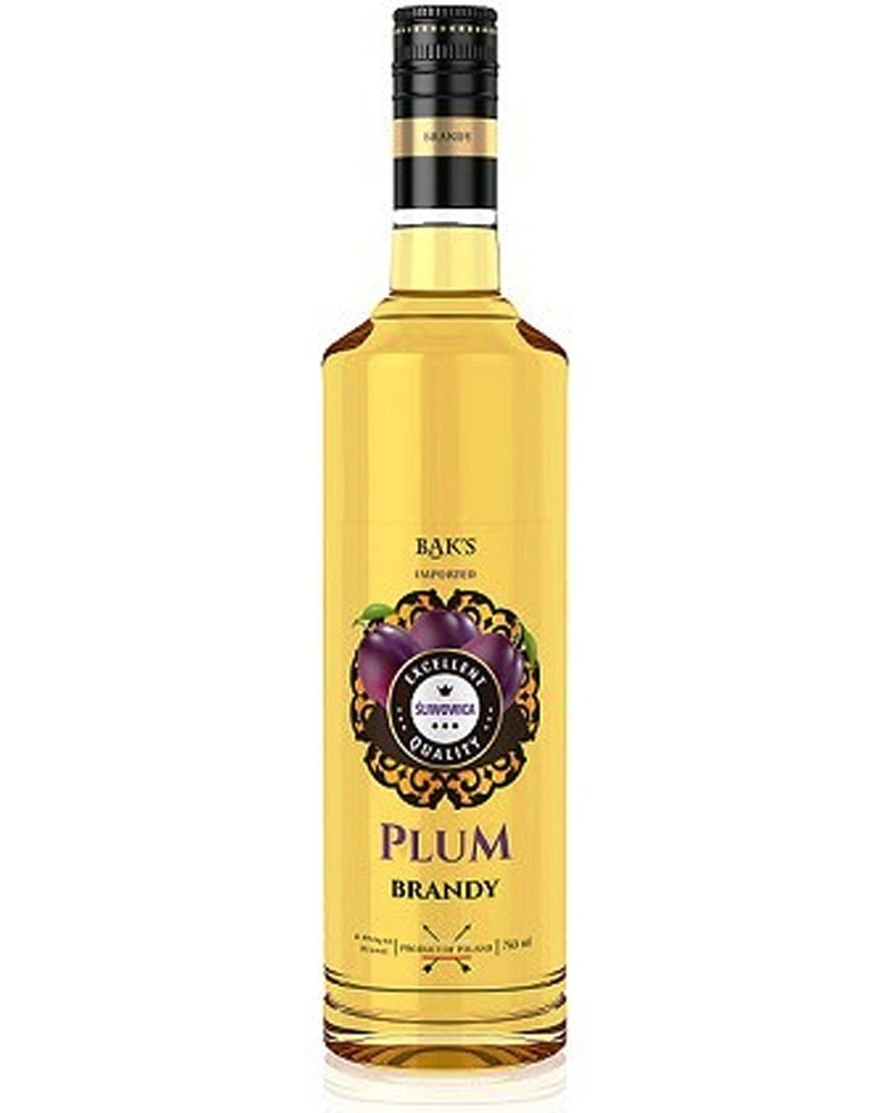 Bak's Silwowica Plum Brandy 750ml