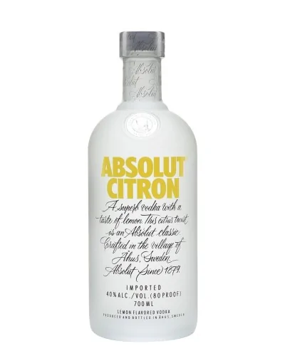 Absolut Vodka Citron 1.75Lt - 