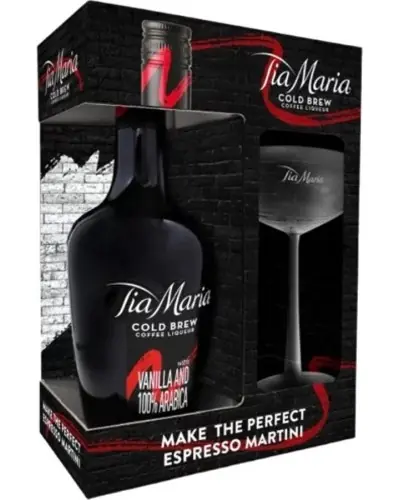 Tia Maria Coffee Liqueur Gift Set 750ml