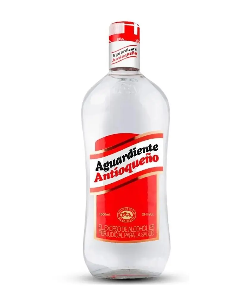 Aguardiente Antioqueño Tapa Roja 1L