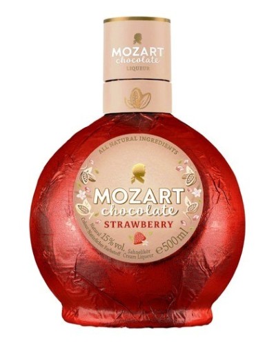 mozart chocolate strawberry 750ml