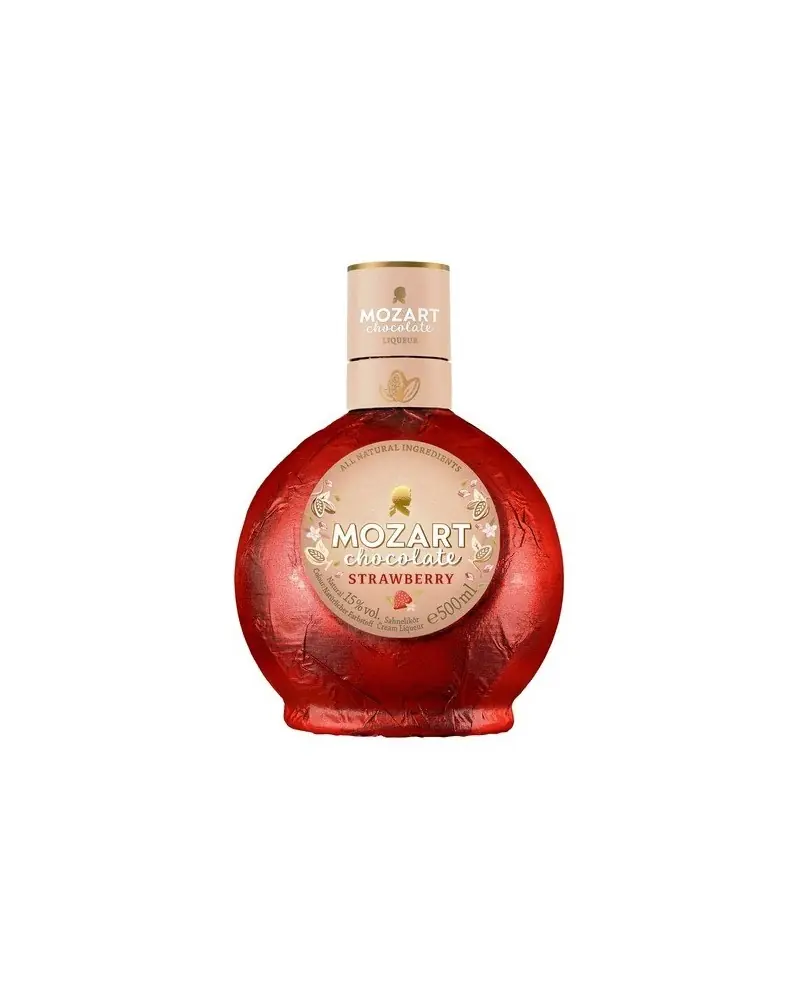 mozart chocolate strawberry 750ml