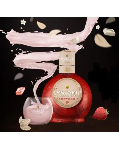 mozart chocolate strawberry 750ml