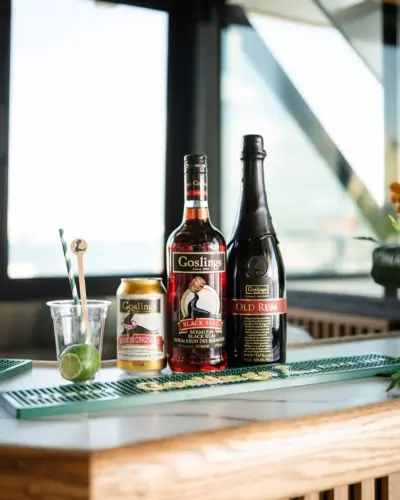 Gosling's Rum Black Seal 80 Proof 1Lt - 