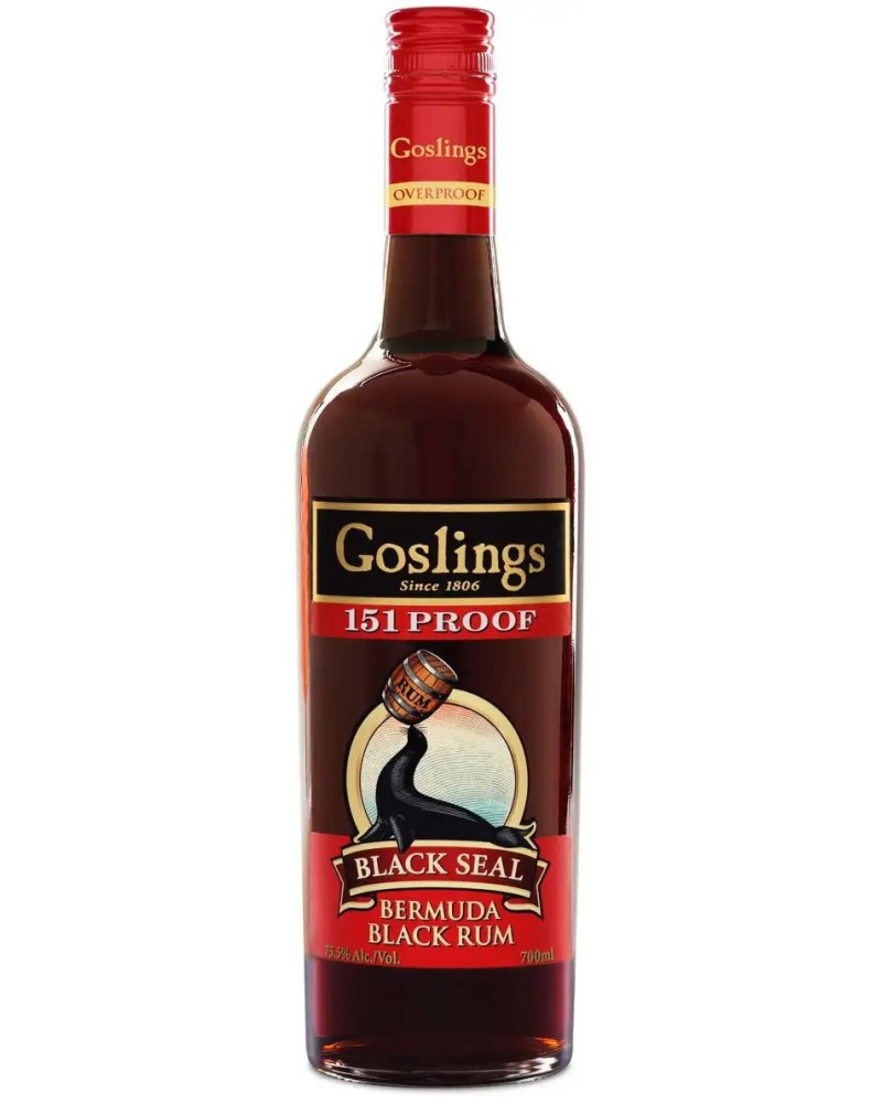 Goslings Black Rum 151 Proof 750ml Goslings Black Rum 151 Proof 750ml