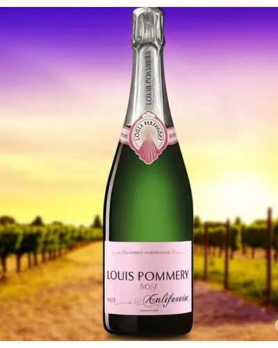 Louis Pommery Brut Rose Methode Traditionelle California 750ml