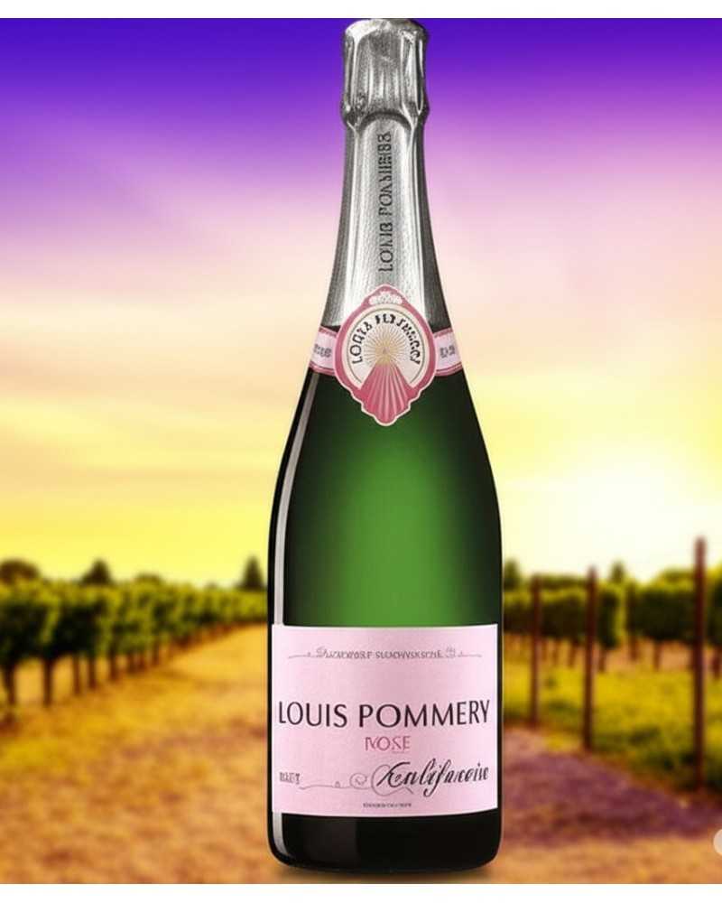 Louis Pommery Brut Rose Methode Traditionelle California 750ml