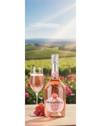 Prima Perla Sparkling Sweet Rose Zero Alcohol 750ml