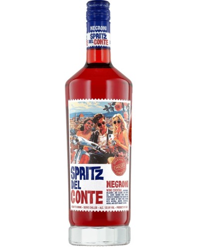 Spritz Del Conte Negroni Italian Aperitif-Style Spritz Cocktail 750ml