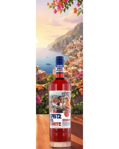 Spritz Del Conte Negroni Italian Aperitif-Style Spritz Cocktail 750ml