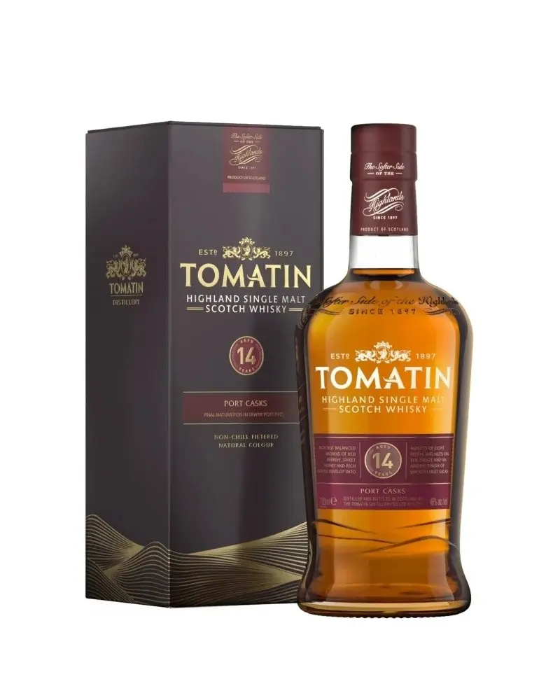 Tomatin 14 Year Old Single Malt Scotch Whisky French Oak Finish 750ml